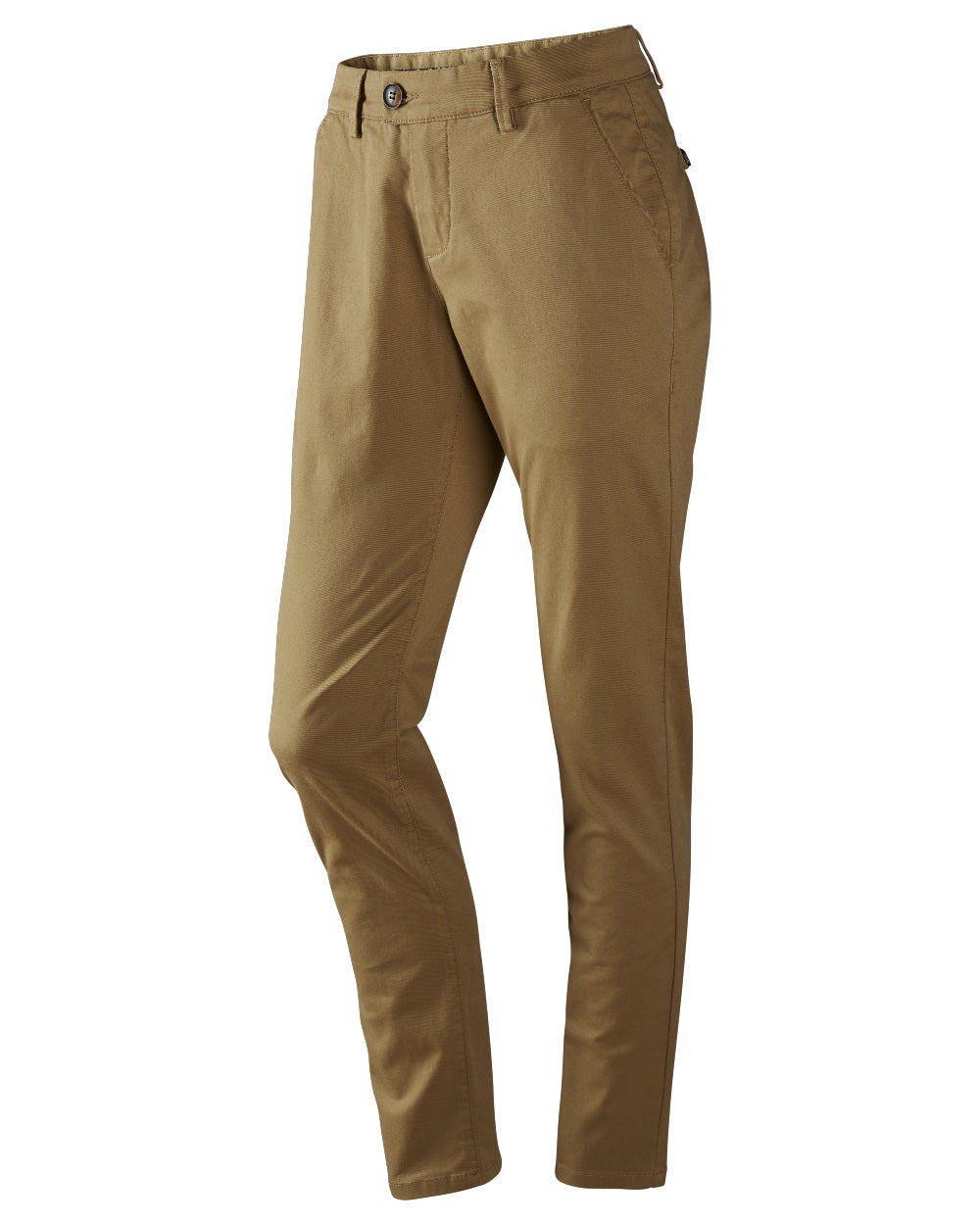 Antique Sand Coloured Harkila Norberg Lady Chinos on white background 