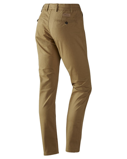 Antique Sand Coloured Harkila Norberg Lady Chinos on white background 