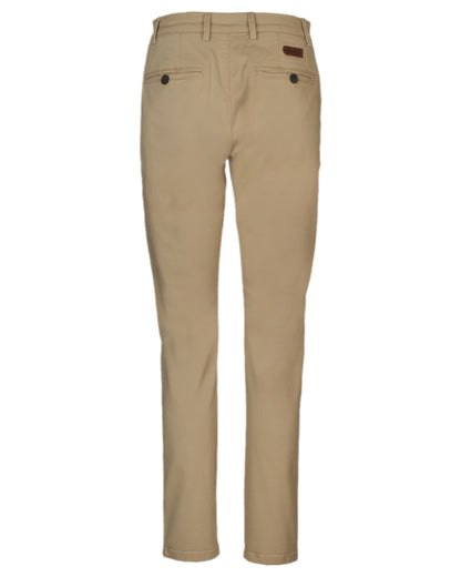Sand Coloured Harkila Norberg Lady Chinos on white background 