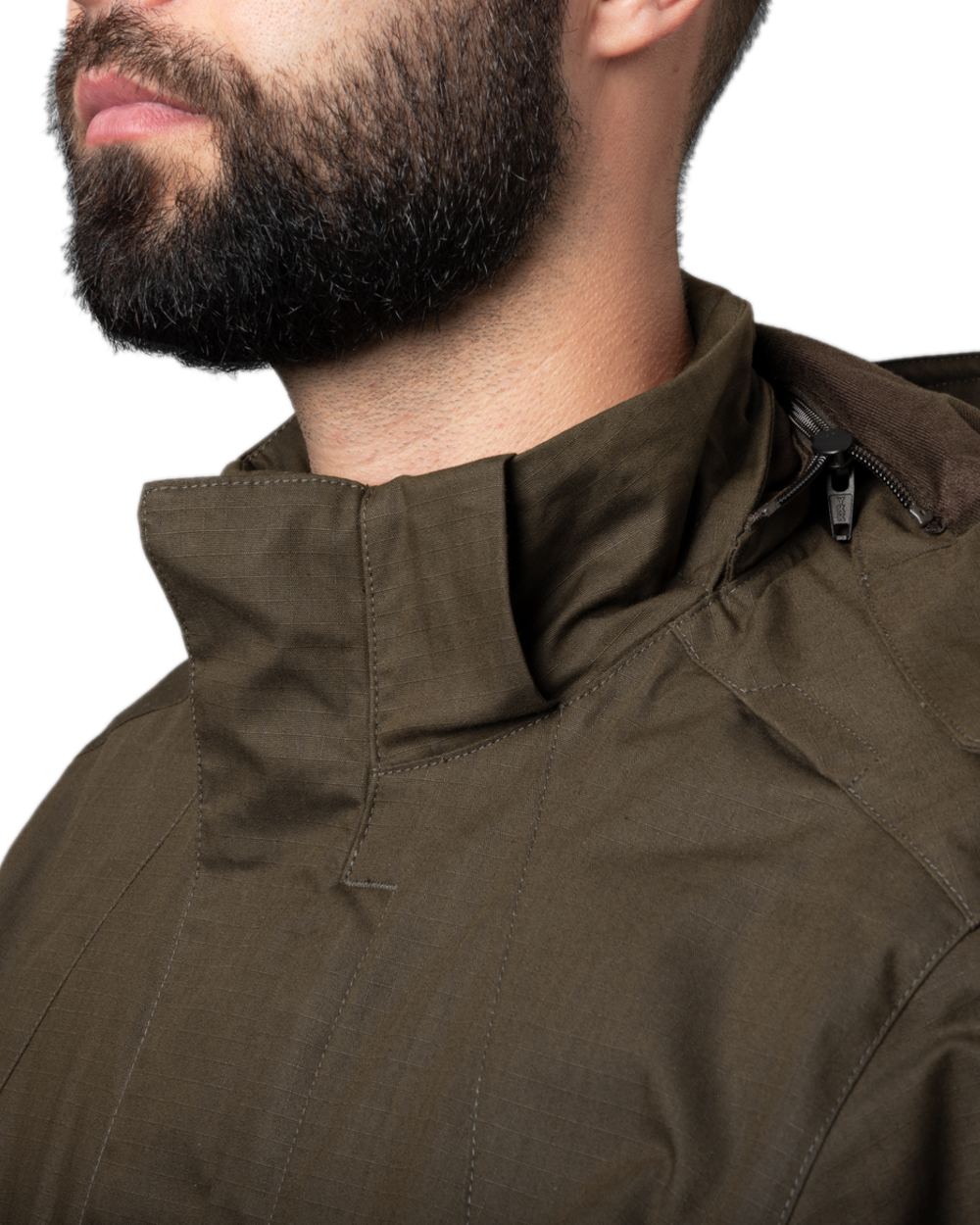 Willow Green Coloured Harkila Nordic Hunter HWS Jacket on white background 