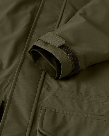 Willow Green Coloured Harkila Orton Packable Lady Jacket on white background 