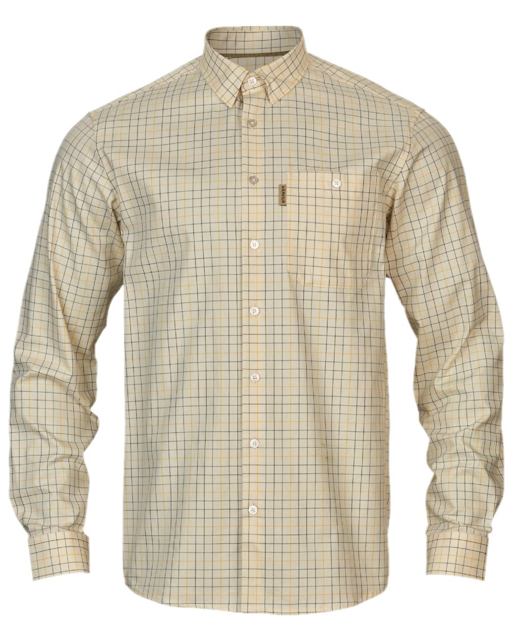 Grape Leaf Coloured Harkila Portfield Long Sleeve Shirt on white background 