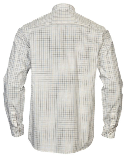 Naval Blue Coloured Harkila Portfield Long Sleeve Shirt on white background 