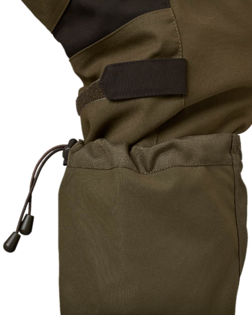 Willow Green Coloured Harkila Pro HWS Gaiters on white background 