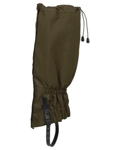 Willow Green Coloured Harkila Pro HWS Gaiters on white background 