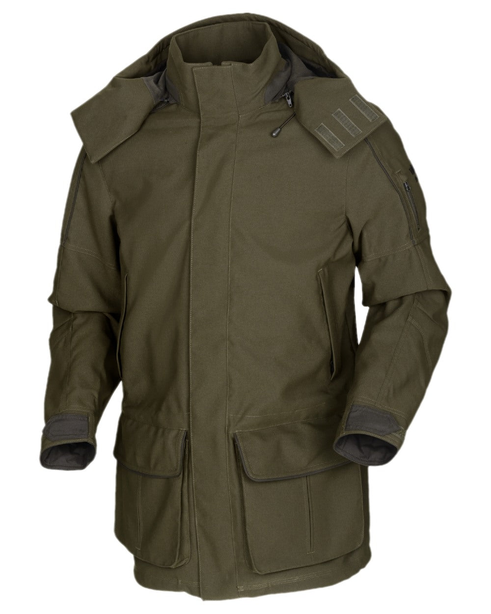 Willow Green Coloured Harkila Pro Hunter Endure Jacket on white background 