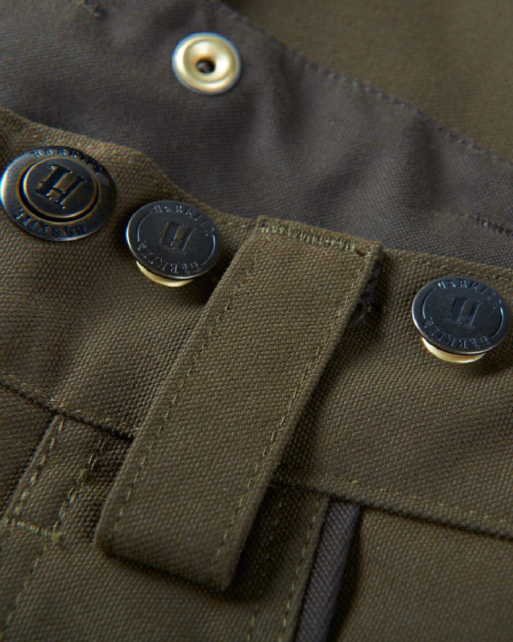 Willow Green Coloured Harkila Pro Hunter Endure Trousers on white background 