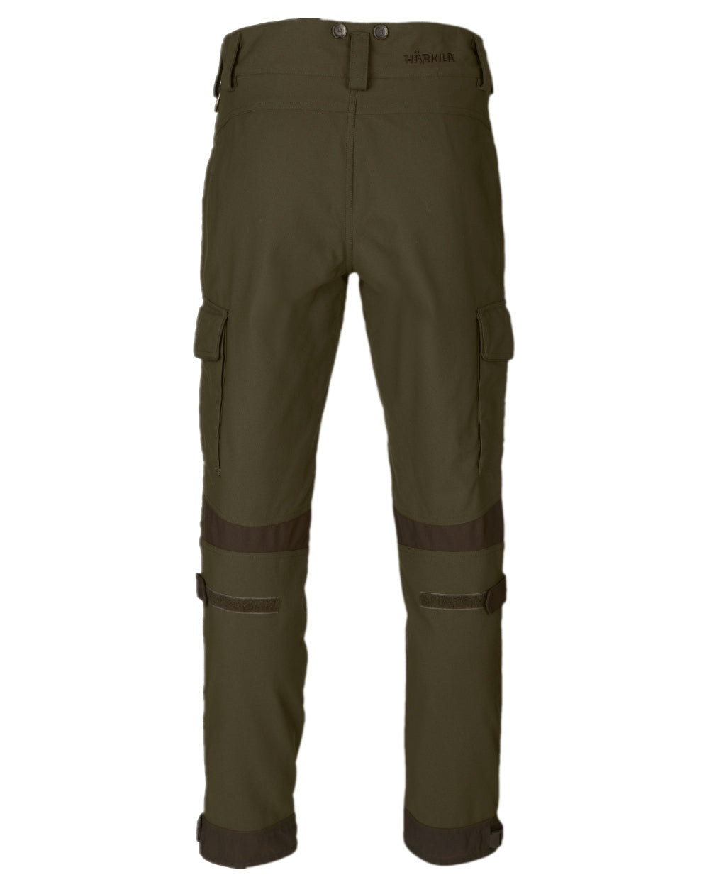 Willow Green Coloured Harkila Pro Hunter Endure Trousers on white background 