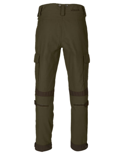 Willow Green Coloured Harkila Pro Hunter Endure Trousers on white background 