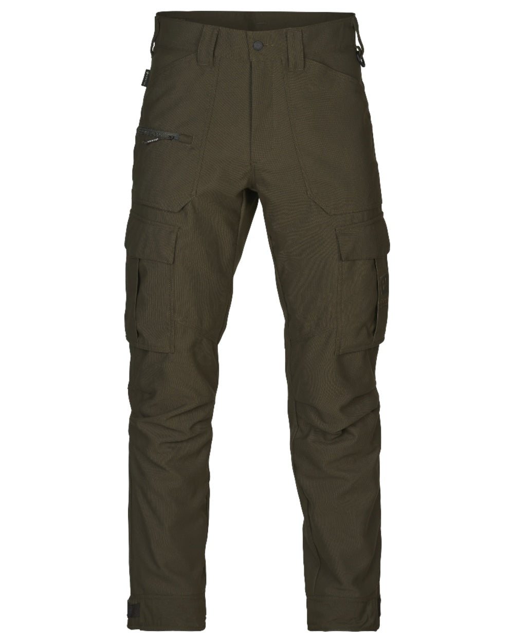 Willow Green Coloured Harkila Pro Hunter GTX Legacy Trousers on white background 