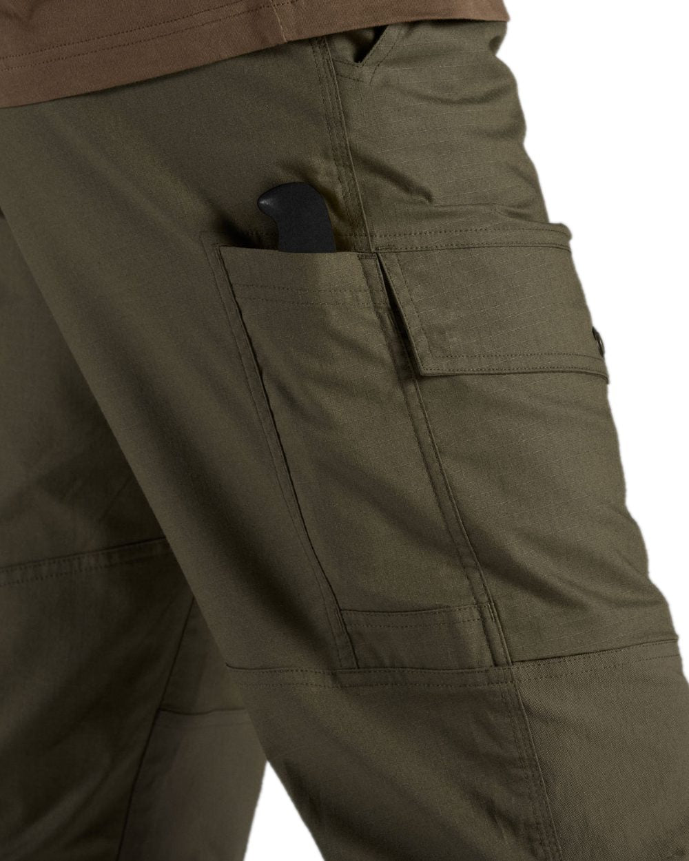 Light Willow Green Coloured Harkila Pro Hunter Light Trousers on white background 