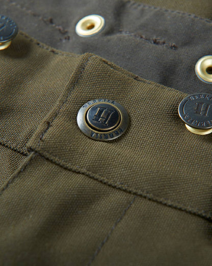 Willow Green Coloured Harkila Pro Hunter Move Trousers on white background 