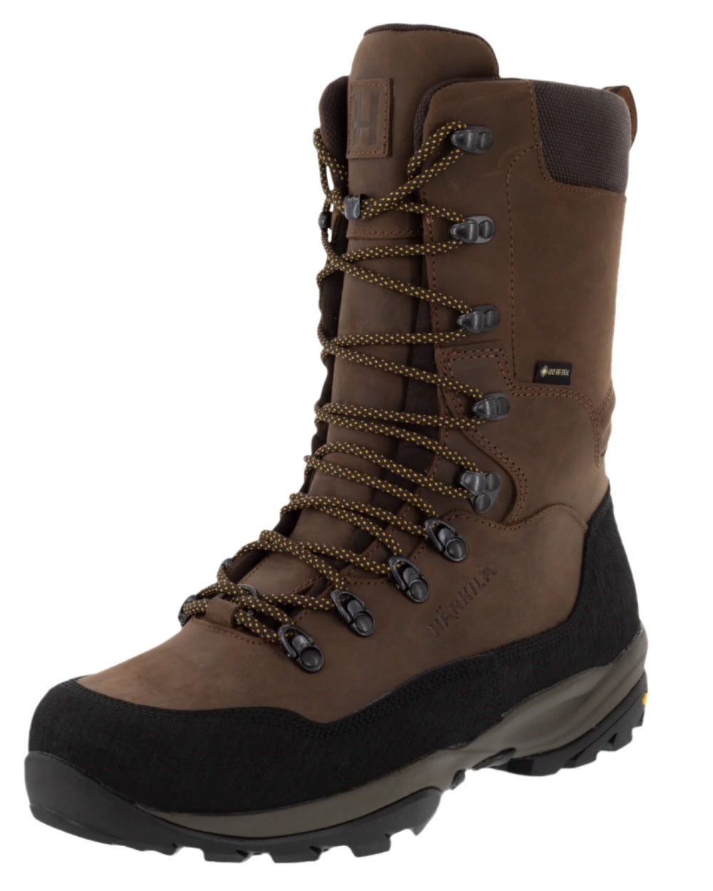 Dark Brown Coloured Harkila Pro Hunter Ridge 2.0 GTX on white background 