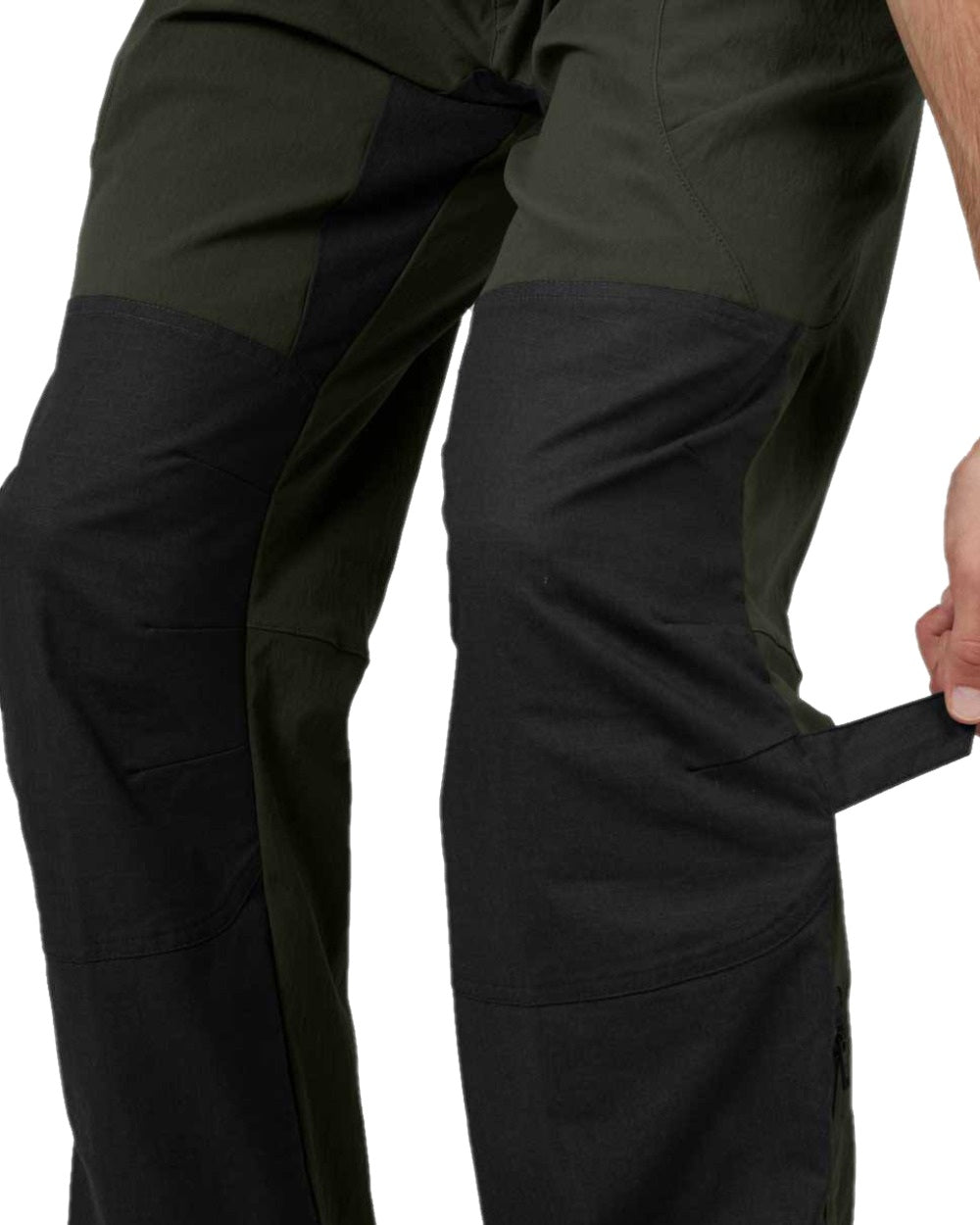Duffel Green Phantom Coloured Harkila Ragnar Trousers on white background 