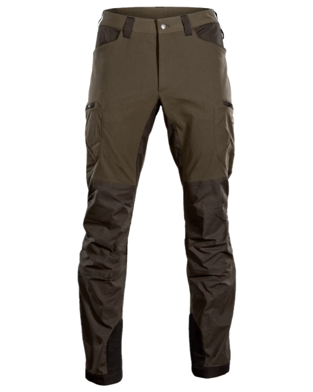 Willow Green Shadow Grey Coloured Harkila Ragnar Trousers on white background 