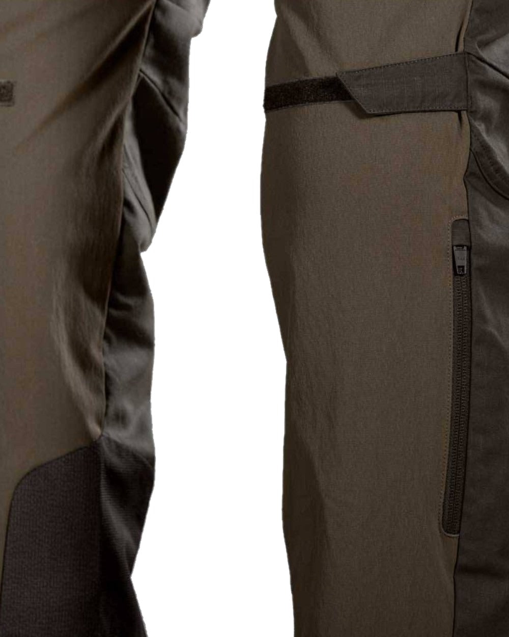 Willow Green Shadow Grey Coloured Harkila Ragnar Trousers on white background 