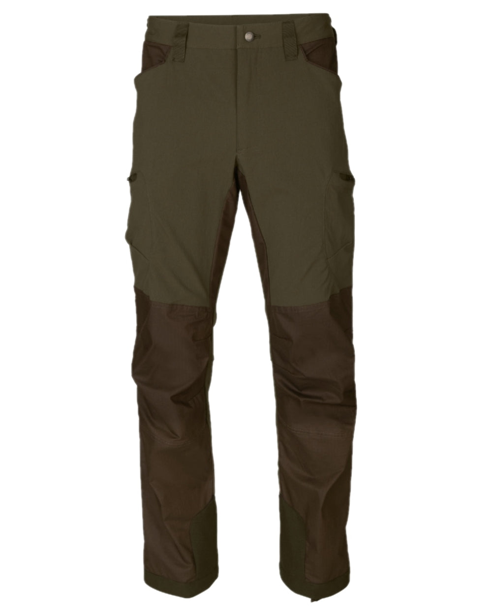 Willow Green Coloured Harkila Ragnar Trousers on white background 