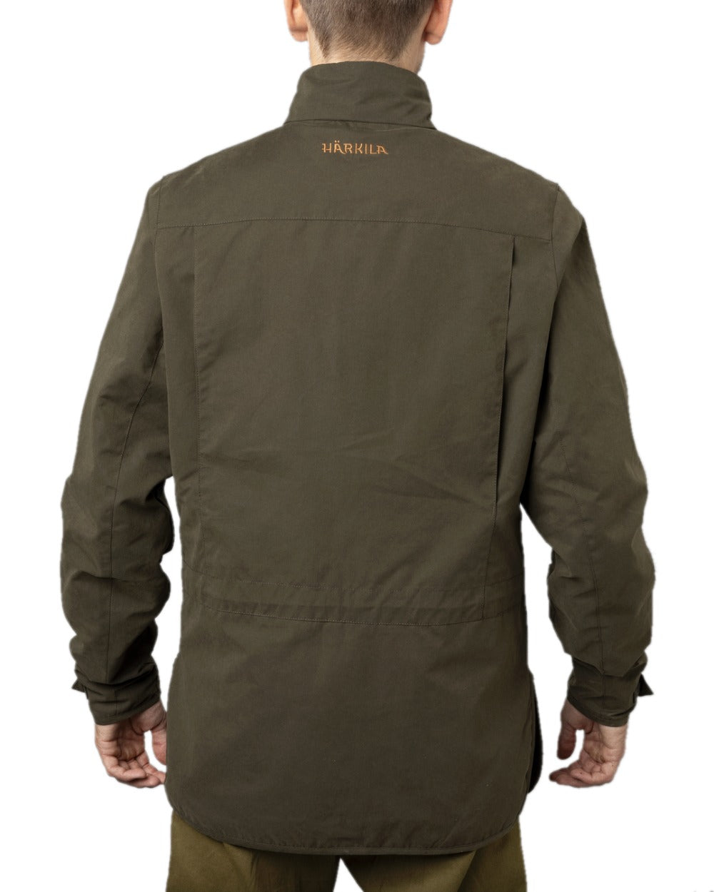 Willow Green Coloured Harkila Rannoch HWS Shooting Jacket on white background 