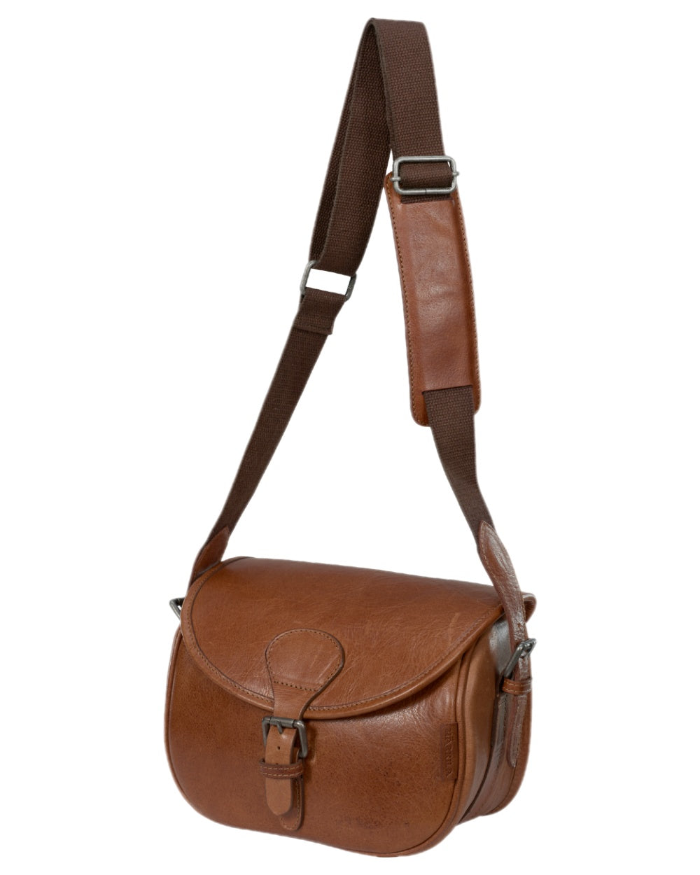 Cognac Coloured Harkila Retrieve Cartridge Bag 125 Cartridges on white background 