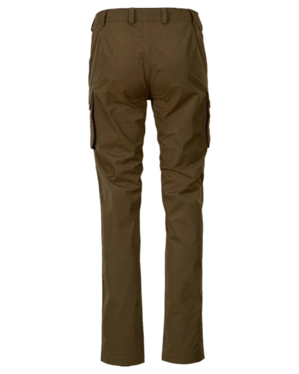Warm Olive Coloured Harkila Retrieve Lady Trousers on white background 