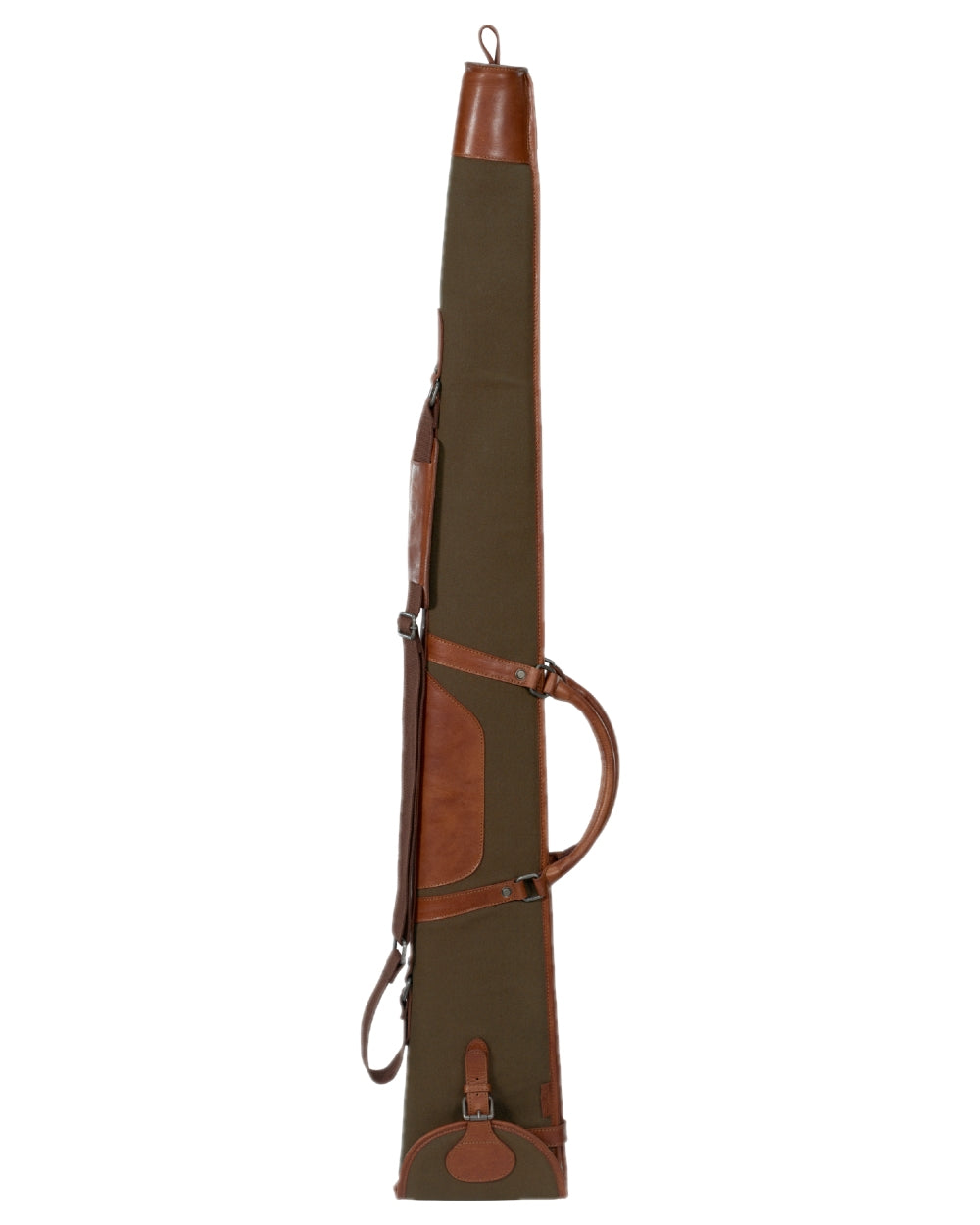 Warm Olive Coloured Harkila Retrieve Shotgun Slip on white background 