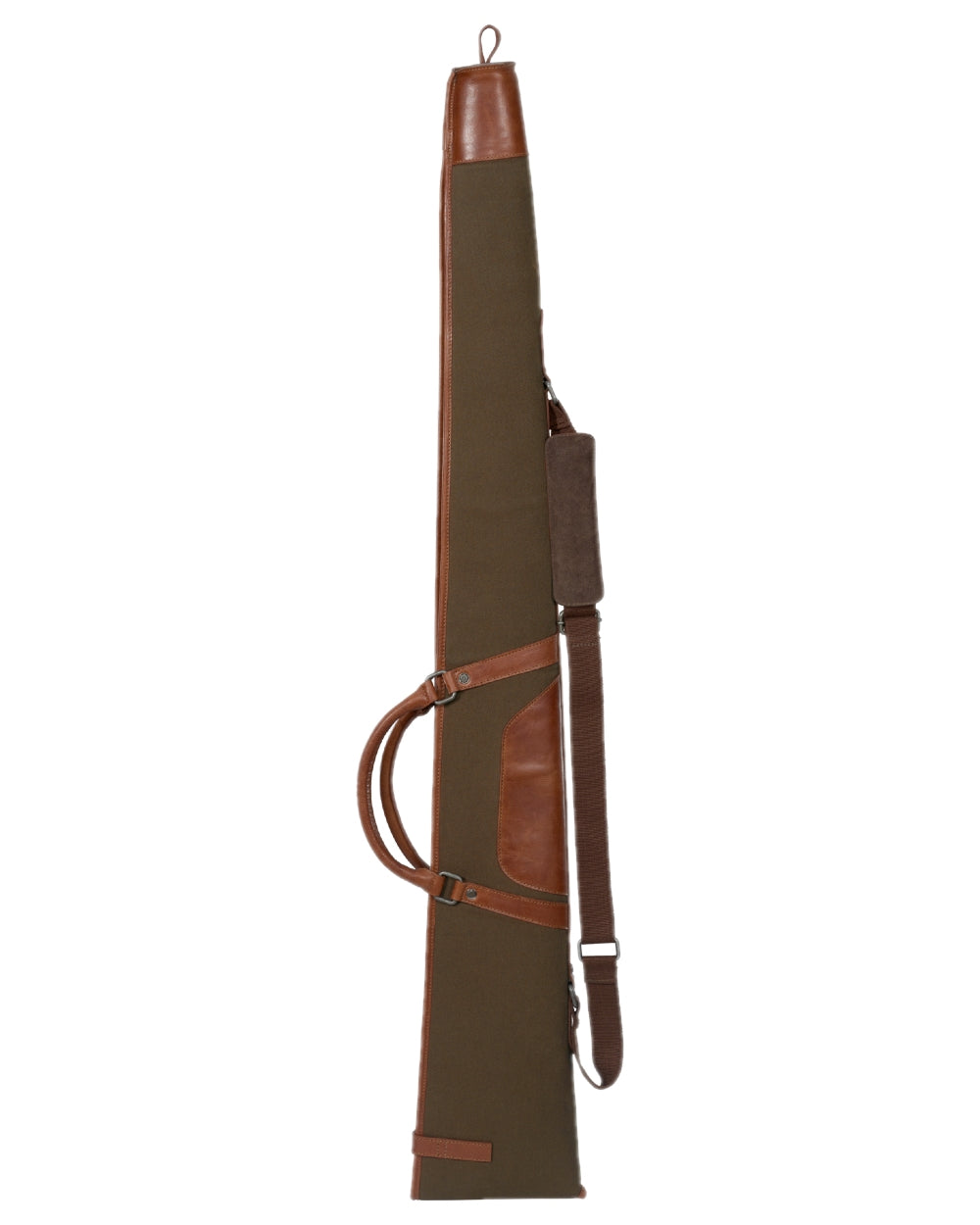 Warm Olive Coloured Harkila Retrieve Shotgun Slip on white background 