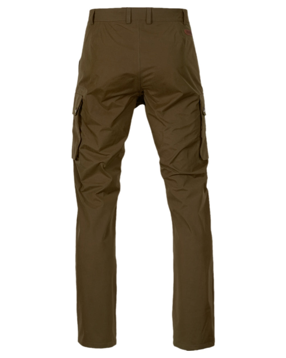 Warm Olive Coloured Harkila Retrieve Trousers on white background 