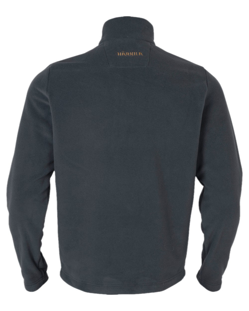 Dark Navy Coloured Harkila Sandhem 200 Fleece Pullover on white background 