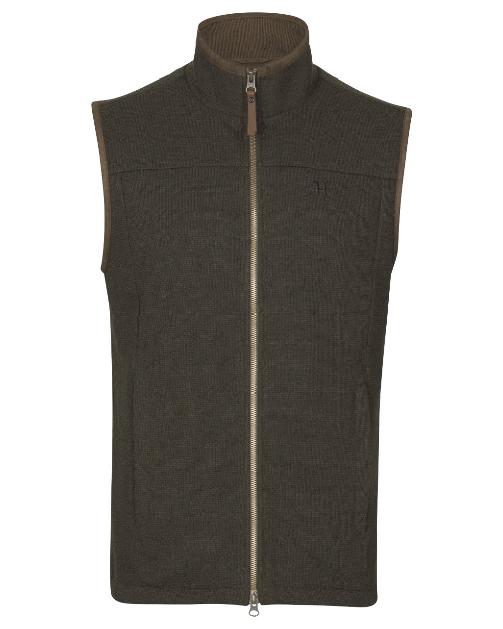 Willow Green Coloured Harkila Sandhem Pro Waistcoat on White background 