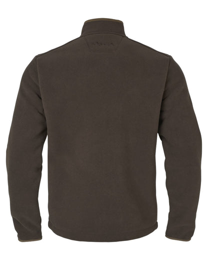 Demitasse Brown Coloured Harkila Sandhem Sherpa Fleece Jacket on white background 