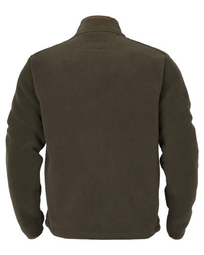 Willow Green Coloured Harkila Sandhem Sherpa Fleece Jacket on white background 