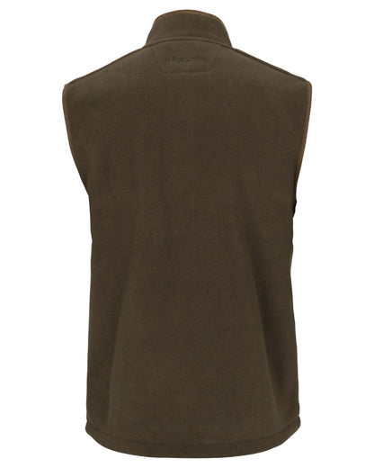 Willow Green Coloured Harkila Sandhem Sherpa Fleece Waistcoat on white background 