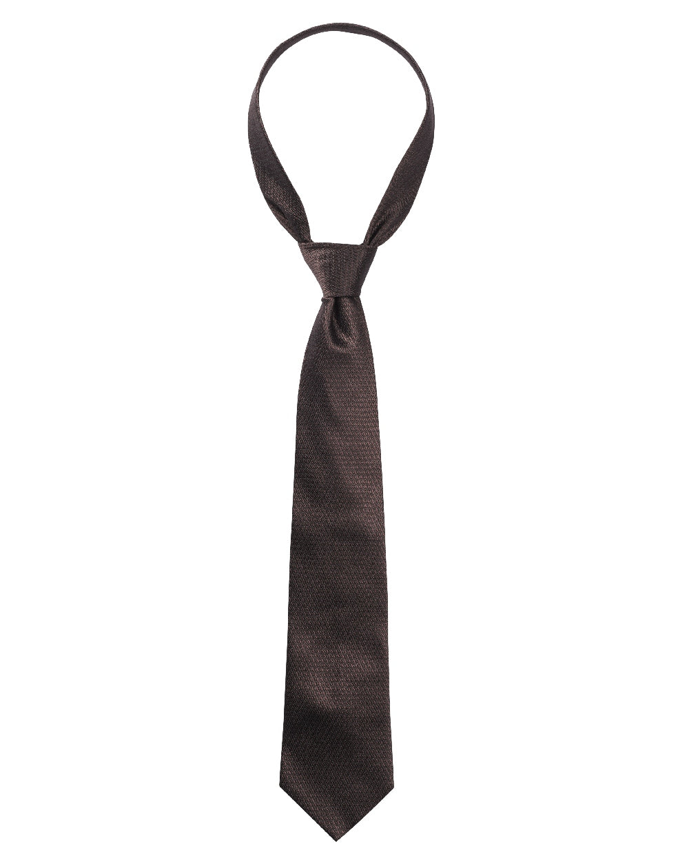 Burgundy Coloured Harkila Silk Tie on white background 