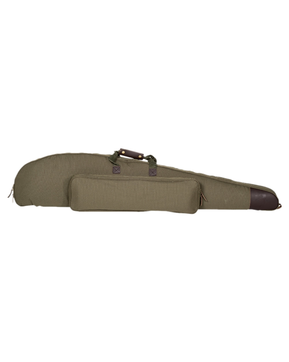 Green Coloured Harkila Skåne Rifle Case on white background 