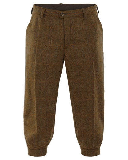 Terragon Brown Coloured Harkila Stornoway 2.0 HWS Tweed Breeks on white background 