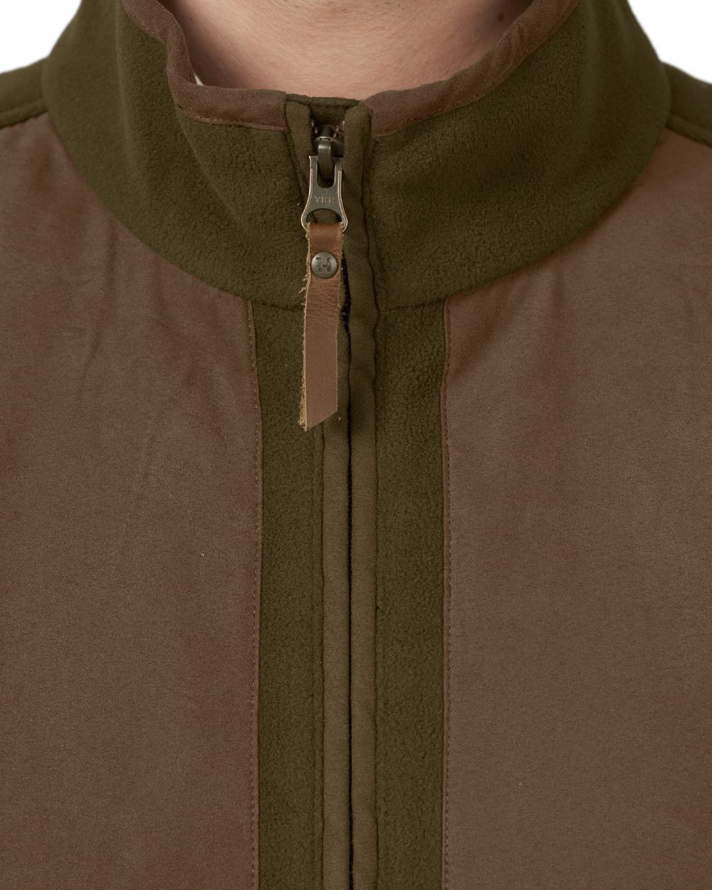 Willow Green Coloured Harkila Stornoway Active Shooting HSP Jacket on white background 
