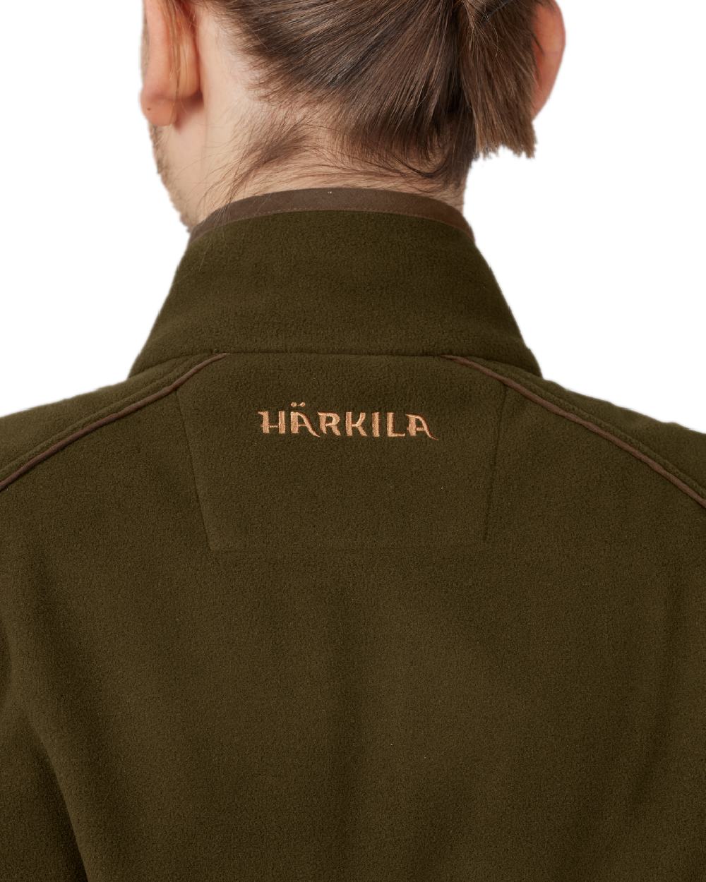 Willow Green Coloured Harkila Stornoway Active Shooting HSP Jacket on white background 