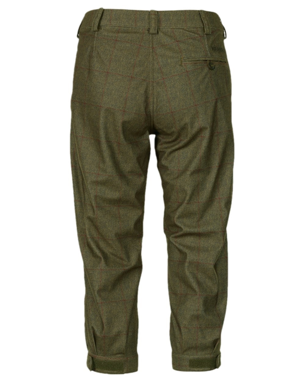 Willow Green Coloured Harkila Stornoway Shooting Ladies Breeks on white background 