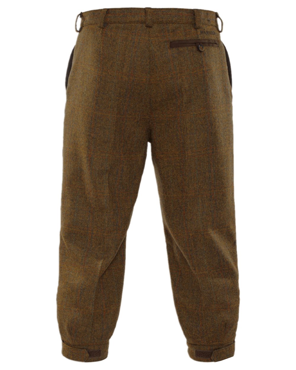 Terragon Brown Coloured Harkila Stornoway Waterproof Tweed Breeks on white background 