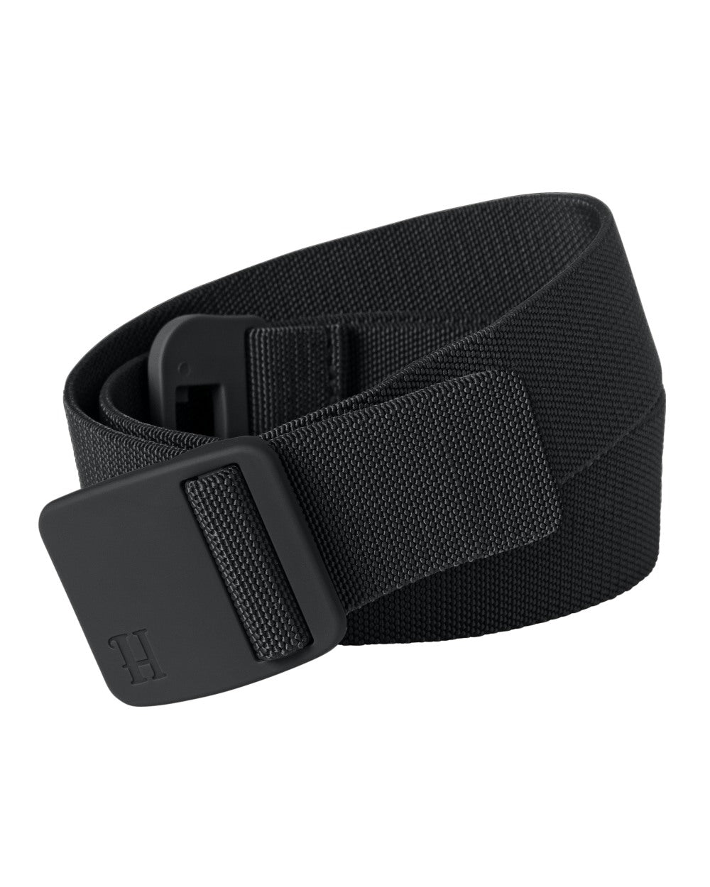 Black coloured Harkila Tech Belt on white background 