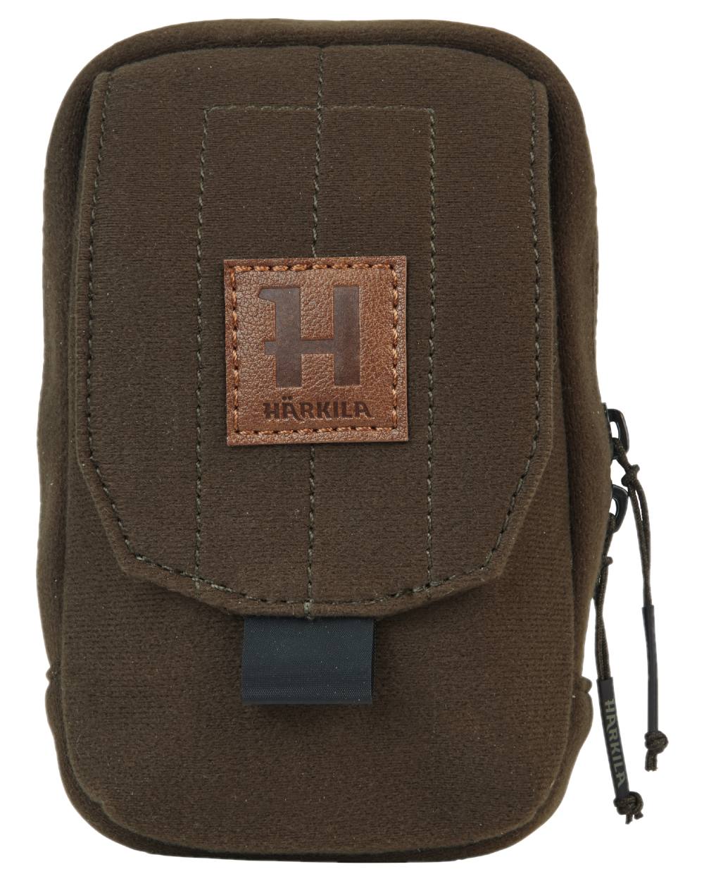 Dark Willow Green Coloured Harkila Utility Pouch on white background 