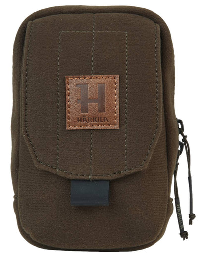 Dark Willow Green Coloured Harkila Utility Pouch on white background 