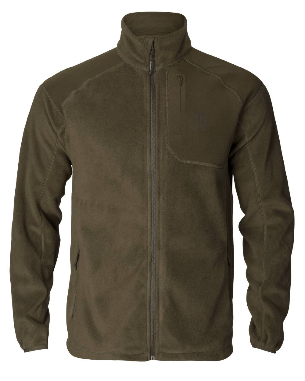 Willow Green Coloured Harkila Venjan 2.0 Fleece Jacket on white background 