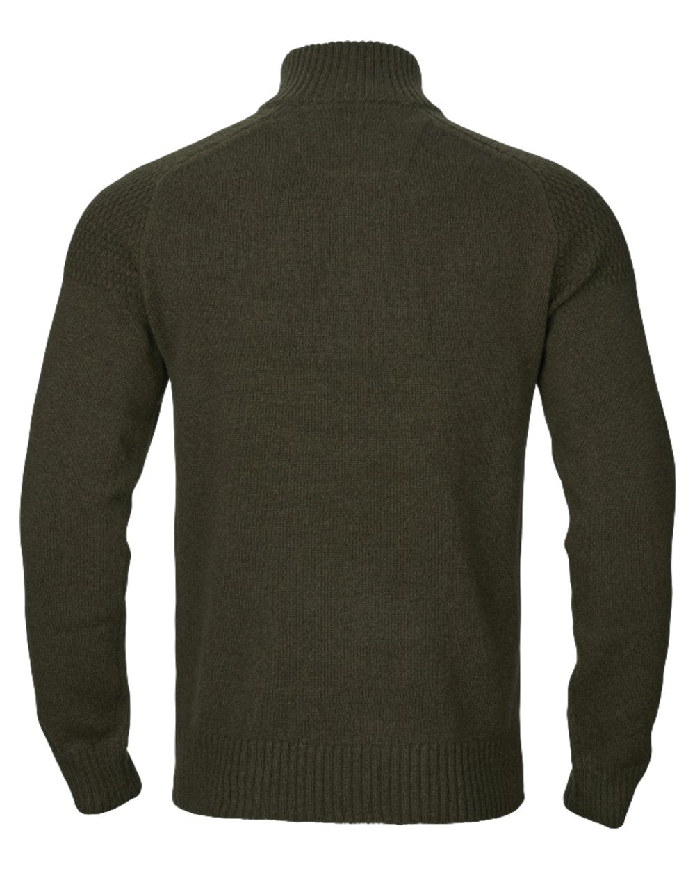 Rosin Coloured Harkila Vincent Merino Half Zip Pullover on white background 