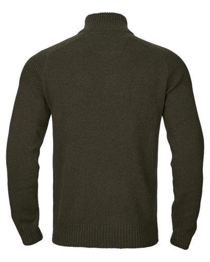 Rosin Coloured Harkila Vincent Merino Half Zip Pullover on white background 