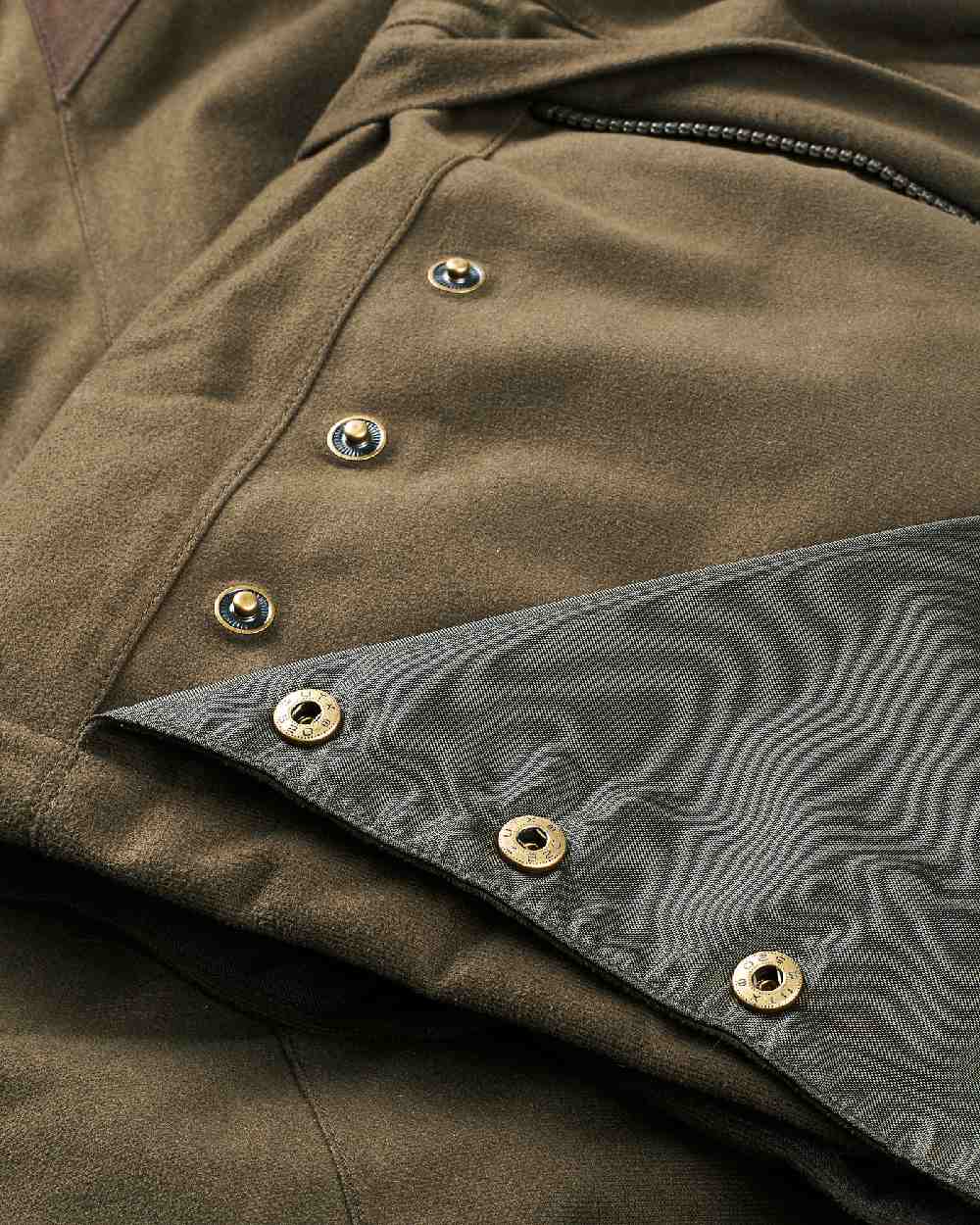 Hunting Green Coloured Harkila Visent Jacket on white background 