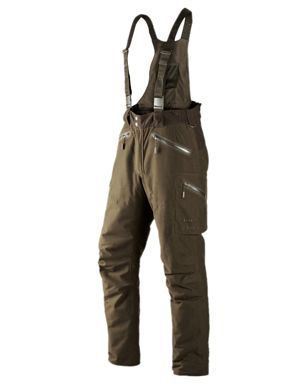 Hunting Green Coloured Harkila Visent Trousers on white background 