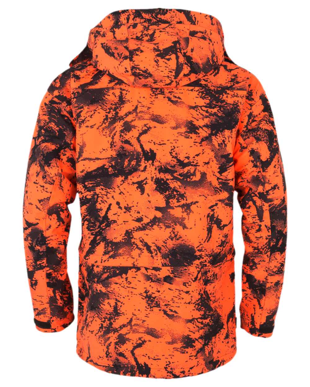 AXIS Orange Blaze Coloured Harkila Wildboar Pro HWS Insulated Jacket on white background 