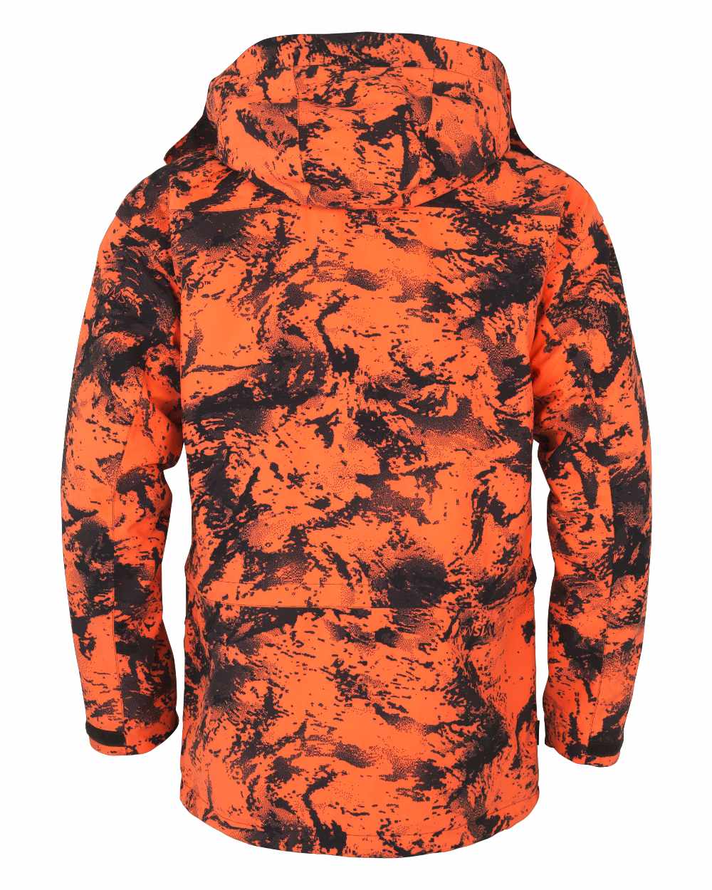 Axis Orange Blaze Coloured Harkila Wildboar Pro HWS Insulated Jacket on white background 