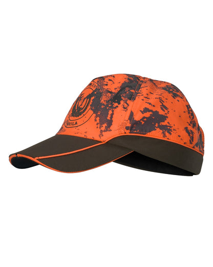 Axis Orange Blaze Shadow Brown colour  Harkila Wildboar Pro Light Cap on white  background 